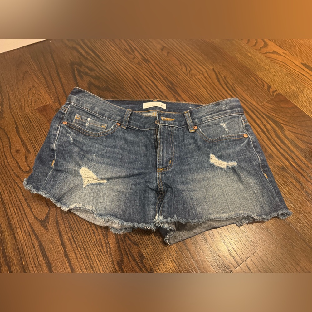 LOFT Classic Blue Jean Shorts